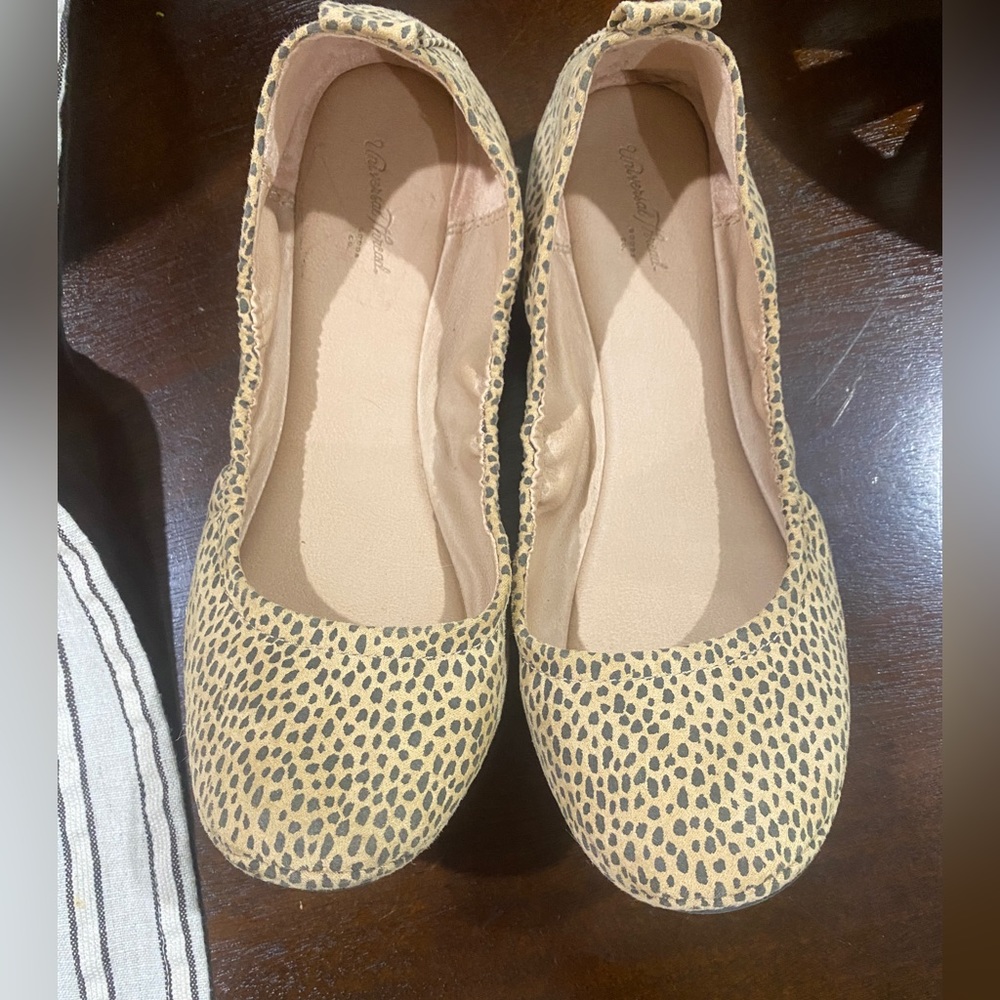 Cheetah print flats